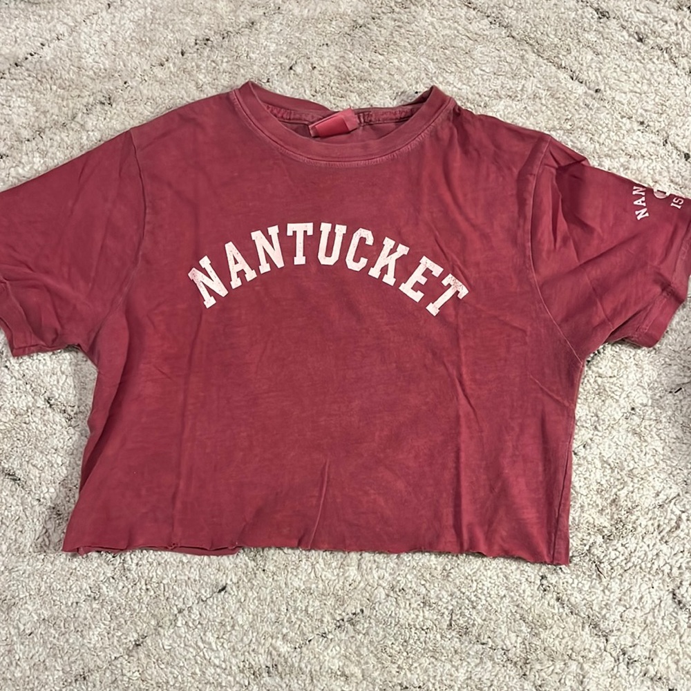 Nantucket cropped t shirt